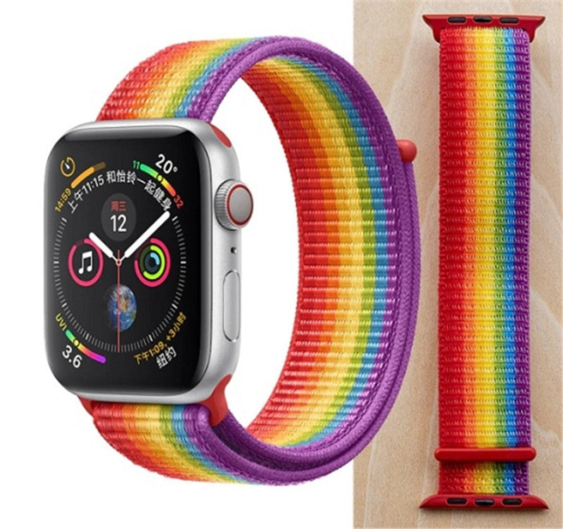 Bracelet de rechange en nylon avec boucle de sport pour Apple Watch iWatch Bracelet de rechange en nylon avec boucle de sport pour Apple Watch iWatch